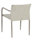 Casella Stackable Dining Armchair Cream - Classic 2PC-Outdoor Dining Chairs-SUNPAN-LOOMLAN