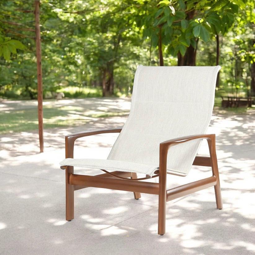 Castelle Castelle Berkeley Padded Sling Outdoor Lounge Chair Set
