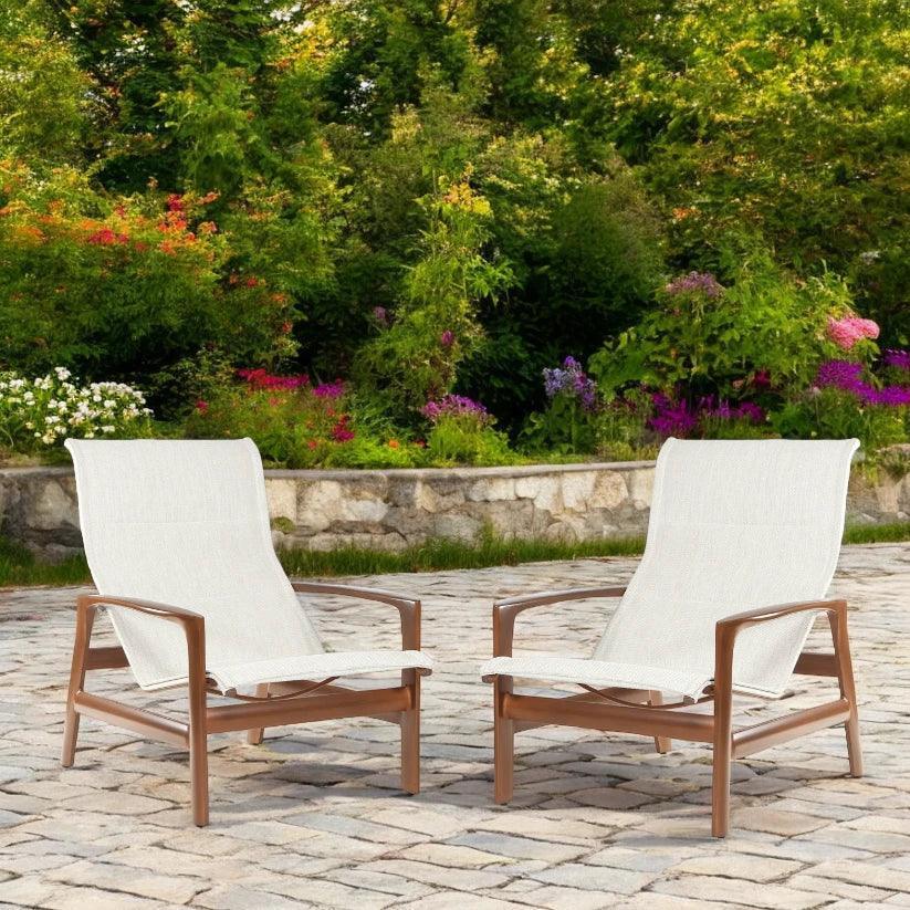 Castelle Castelle Berkeley Padded Sling Lounge Chair
