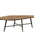 Castelle Natures Wood Coffee Table With Live Edge Faux Wood Look