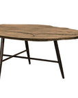 Castelle Natures Wood Coffee Table With Live Edge Faux Wood Look