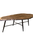 Castelle Natures Wood Coffee Table With Live Edge Faux Wood Look