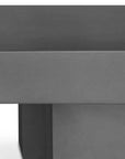 Cement Outdoor Dining Table Grey-Outdoor Dining Tables-Moe's Home-LOOMLAN