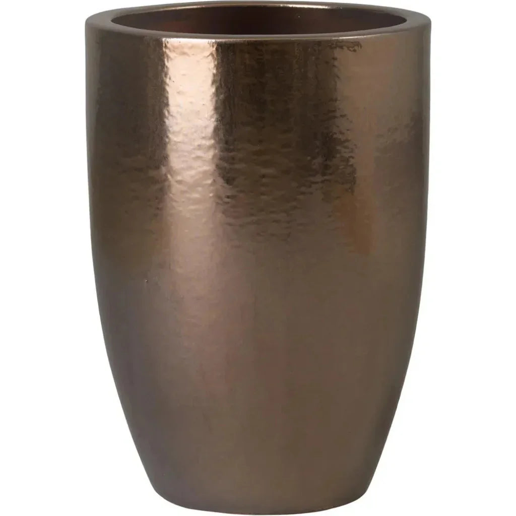 Emissary Ceramic Round Tall Planter