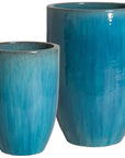 Emissary Ceramic Round Tall Planter