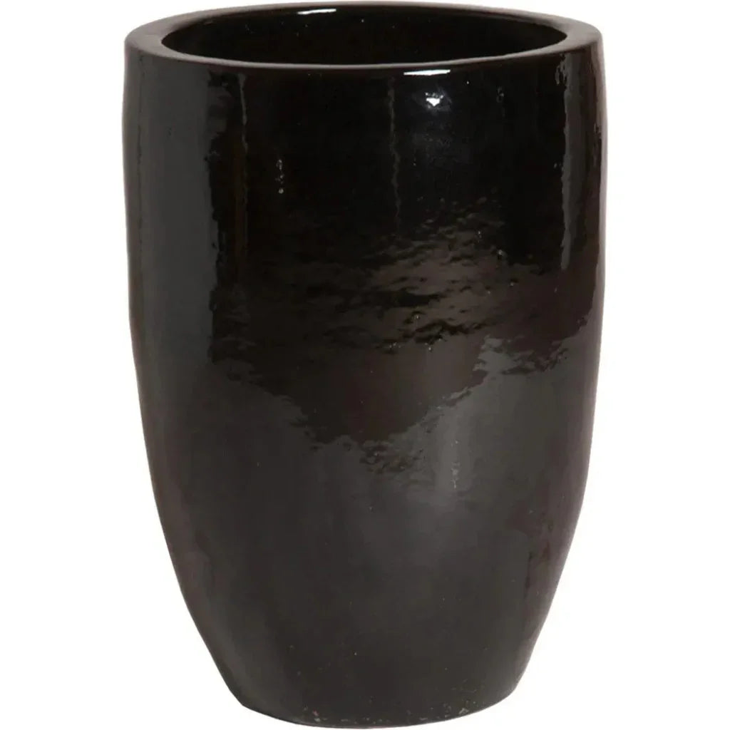 Emissary Ceramic Round Tall Planter