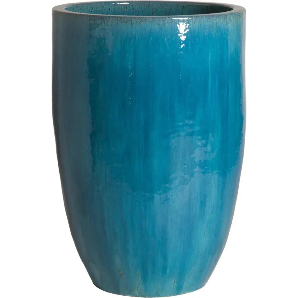 Emissary Ceramic Round Tall Planter