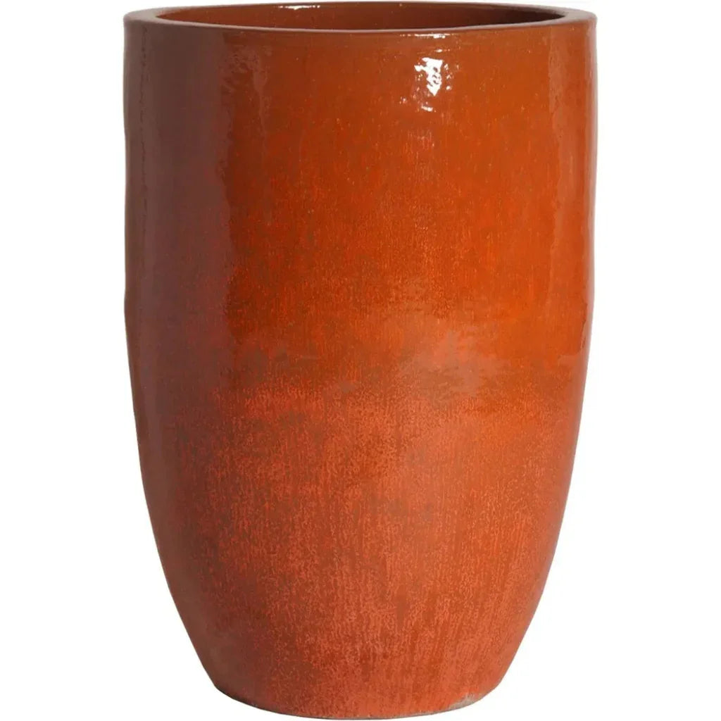 Emissary Ceramic Round Tall Planter