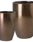 Emissary Ceramic Round Tall Planter