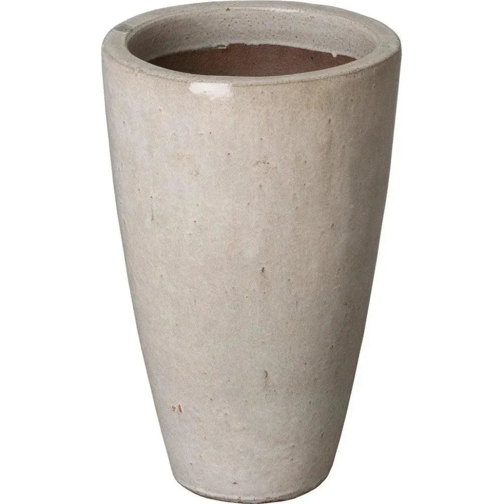 Emissary Ceramic Tall Round Planter