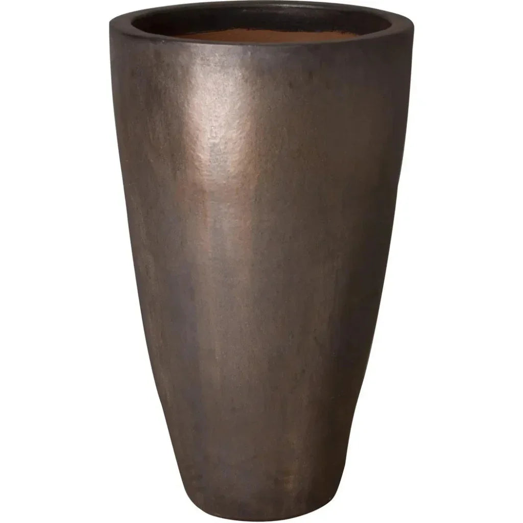 Emissary Ceramic Tall Round Planter