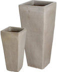 Emissary Ceramic Tall Square Planter