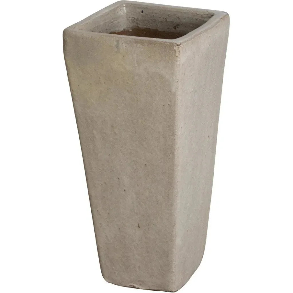 Emissary Ceramic Tall Square Planter