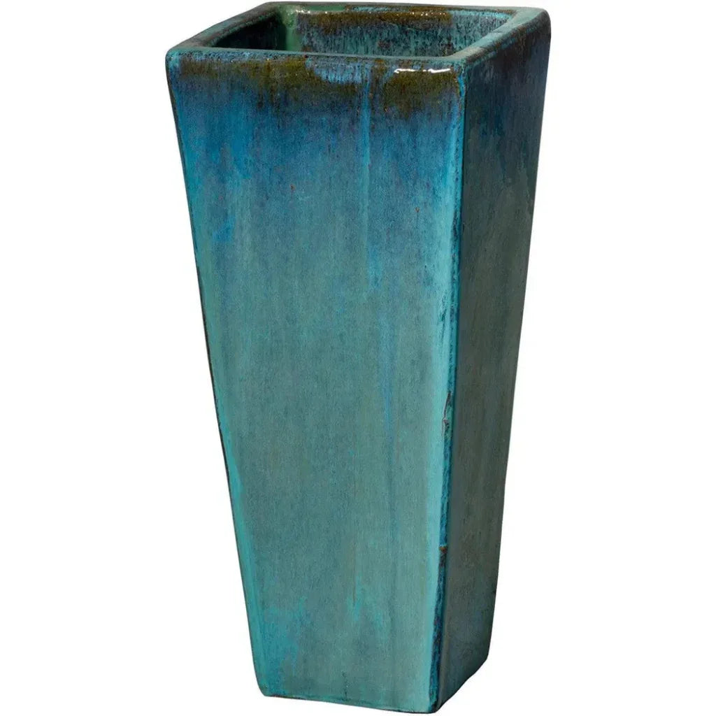 Emissary Ceramic Tall Square Planter