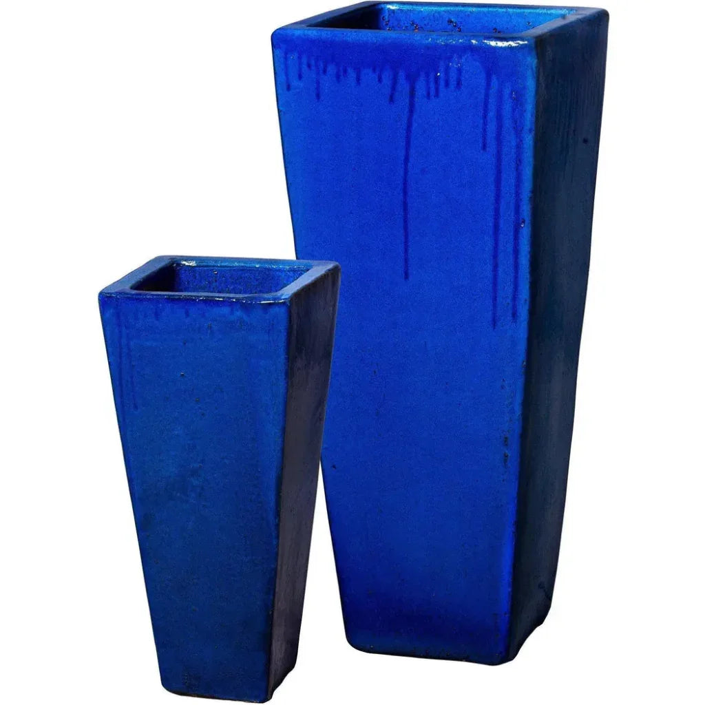 Emissary Ceramic Tall Square Planter