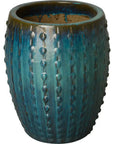 Emissary Ceramic Tall Stud Round Planter