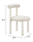Zuo Modern Ceres Fabric Outdoor Dining Chair