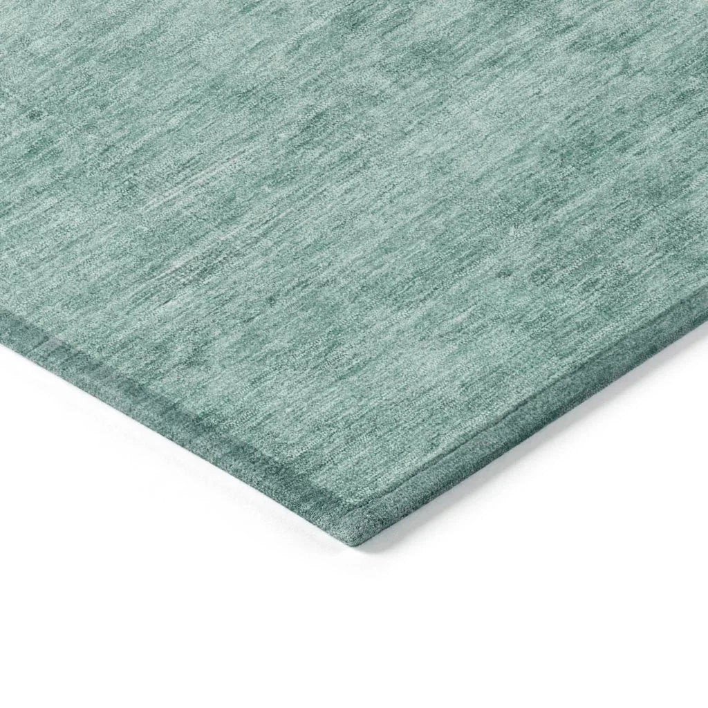 LOOMLAN Rugs Charix Teal Washable Indoor-Outdoor Rug