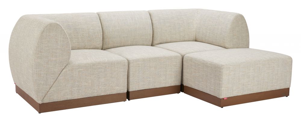 Zuo Modern Christy Fabric Outdoor Corner Chair