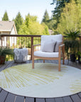 Addison Rugs Circles Beige Washable Indoor-Outdoor Rug