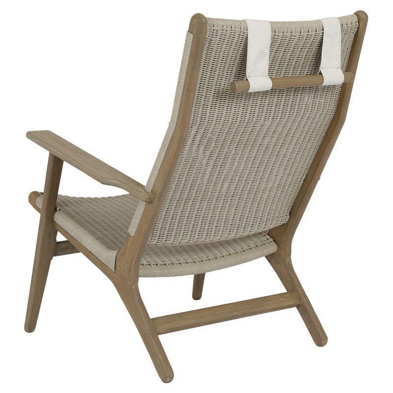 Sunset West Coastal Cushionless Highback Outdoor Chair