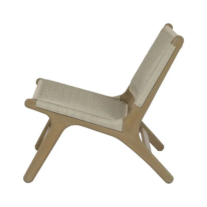 Sunset West Coastal Cushionless Highback Outdoor Chair