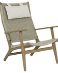 Sunset West Coastal Cushionless Highback Outdoor Chair