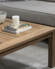 Sunset West Coastal Durable Teak Outdoor Coffee Table