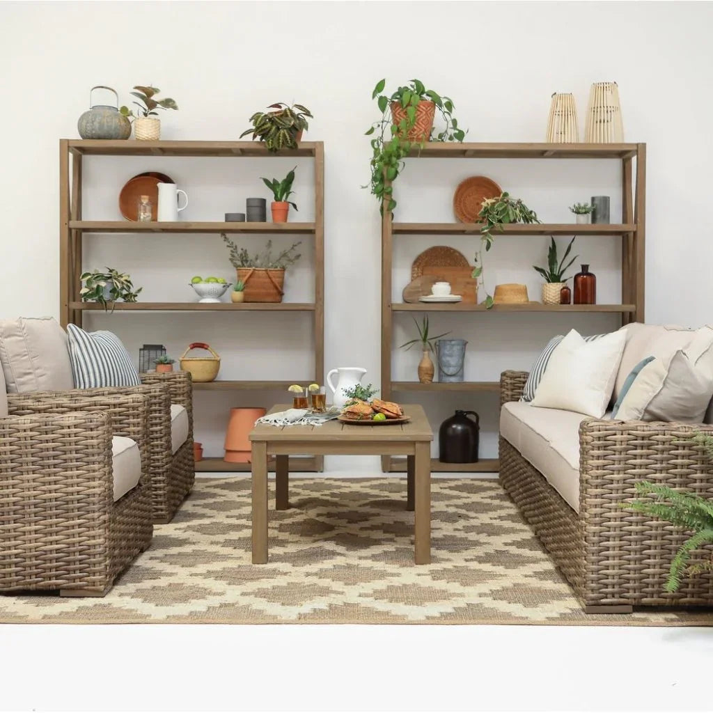 Sunset West Coastal Durable Teak Outdoor Coffee Table
