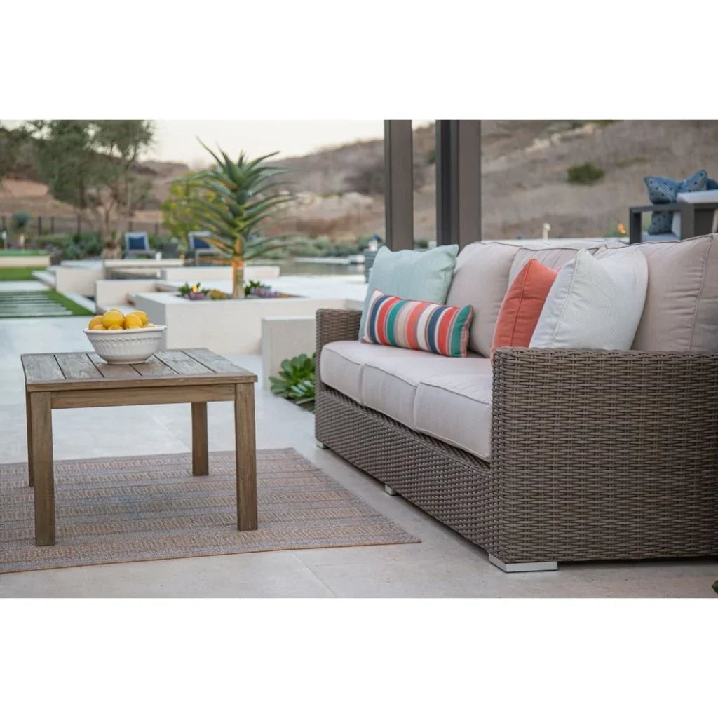 Sunset West Coastal Durable Teak Outdoor Coffee Table