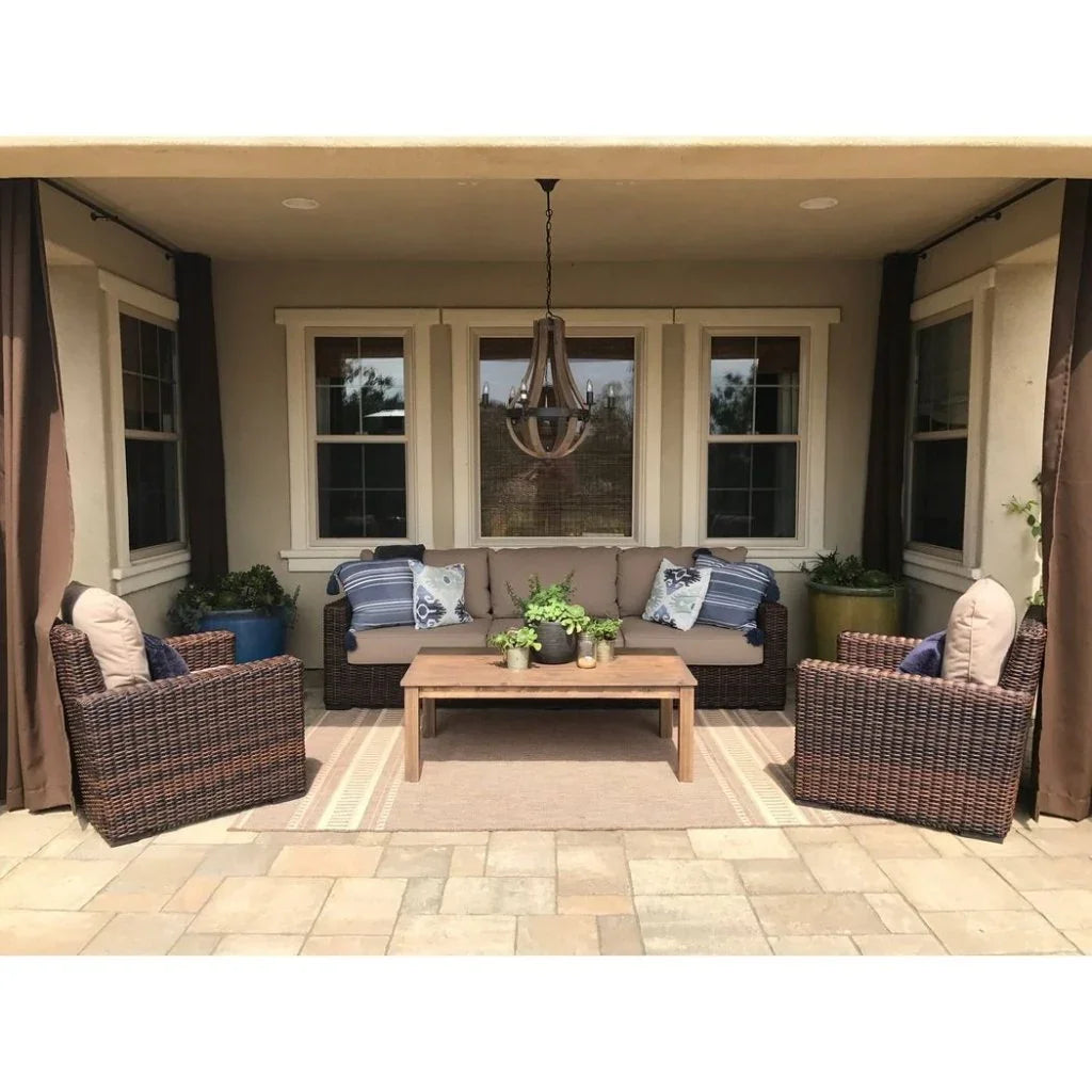Sunset West Coastal Durable Teak Outdoor Coffee Table