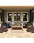 Sunset West Coastal Durable Teak Outdoor Coffee Table
