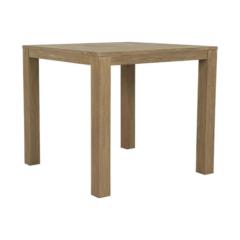 Sunset West Coastal Durable Teak Wood Outdoor End Table