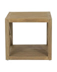 Sunset West Coastal Teak Durable X Outdoor Coffee Table
