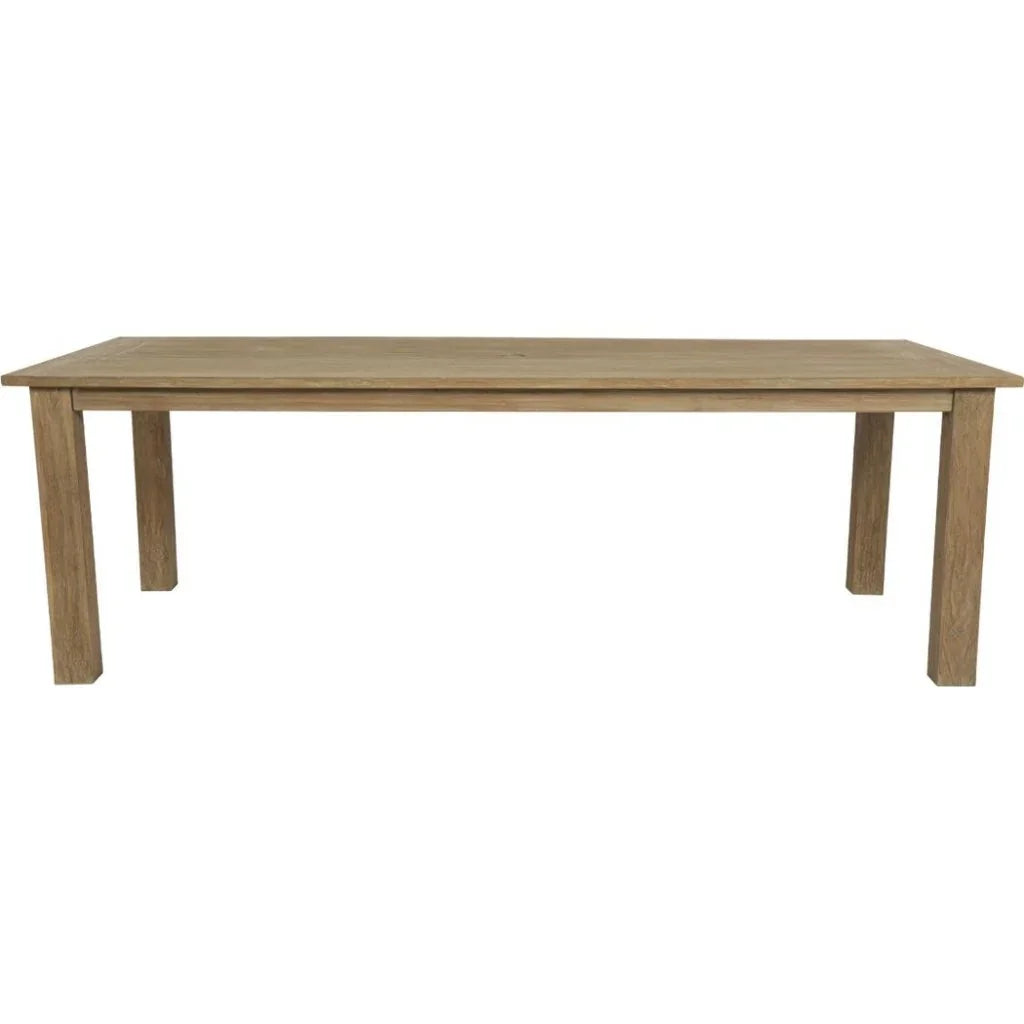 Sunset West Coastal Teak Modern Outdoor Dining Table