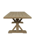 Sunset West Coastal Teak Modern Outdoor Dining Table