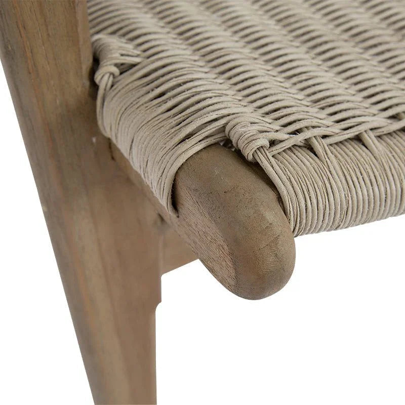 Sunset West Coastal Teak Outdoor Accent Chair