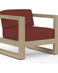 Sunset West Coastal Teak Sunbrella Outdoor Club Chair