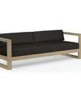 Sunset West Coastal Teak Sunbrella Outdoor Couch