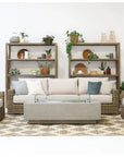 Sunset West Coastal Teak Verticle X Outdoor Etagere
