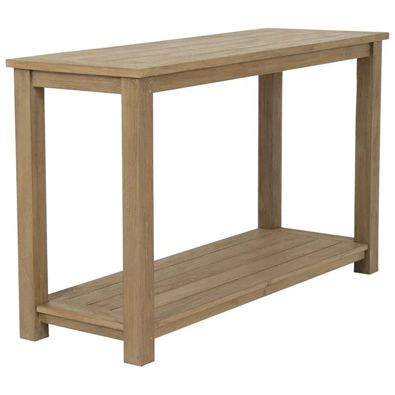 Sunset West Coastal Teak Wood Outdoor Couch Table