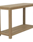 Sunset West Coastal Teak Wood Outdoor Couch Table