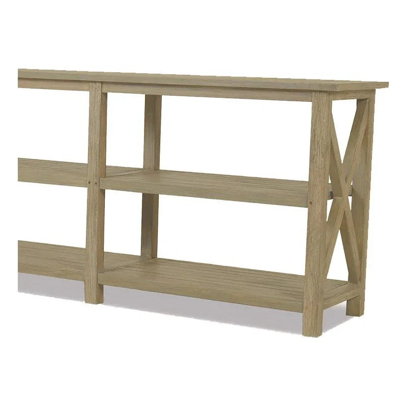 Sunset West Coastal X Shape Outdoor Console Table