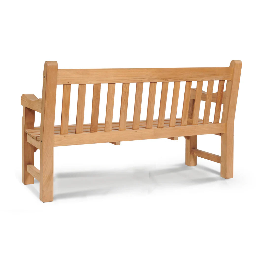 HiTeak Colton 2-Person Teak Outdoor Bench