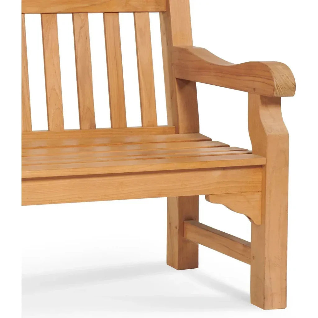 HiTeak Colton 2-Person Teak Outdoor Bench