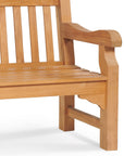 Colton 2-Person Teak Outdoor Bench-Outdoor Benches-HiTeak-LOOMLAN