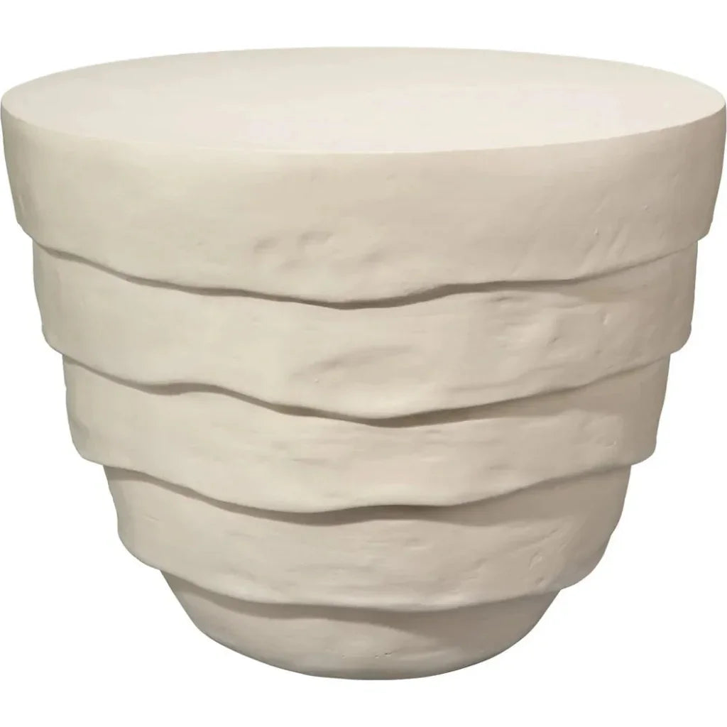 Jamie Young Concentric Fiber Glass Round Outdoor Side Table