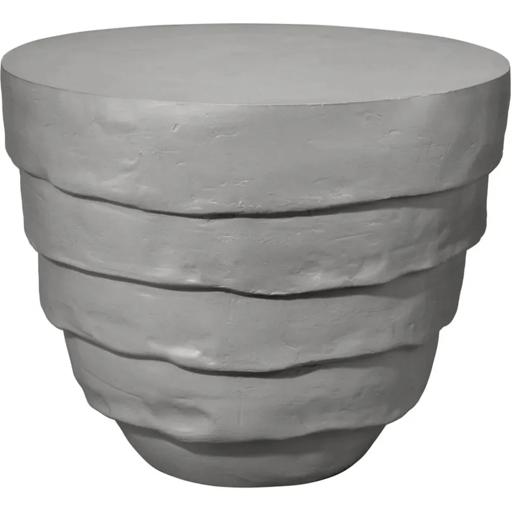 Jamie Young Concentric Fiber Glass Round Outdoor Side Table