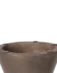 LH Home Concrete Hourglass Concrete Outdoor Side Table