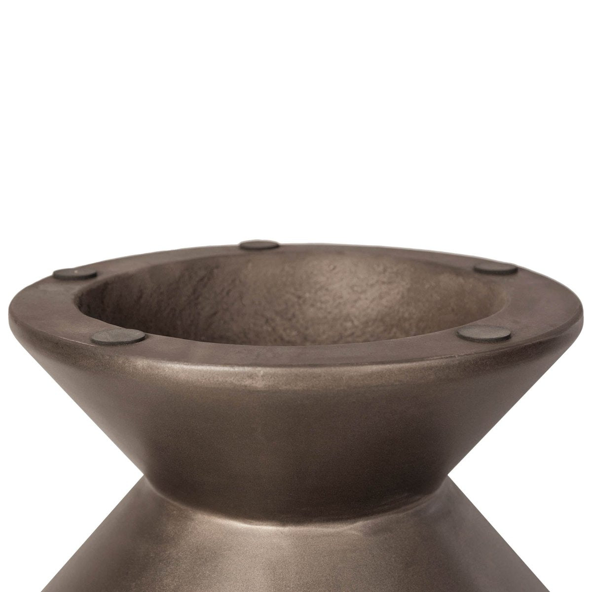 LH Home Concrete Inverted Concrete Outdoor Side Table